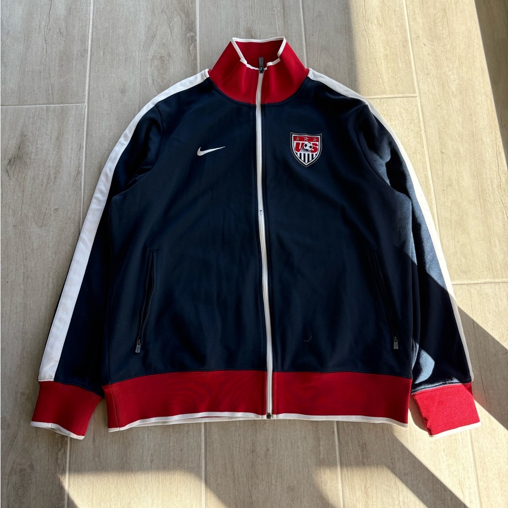 VINTAGE Y2K NIKE USA TRACK JACKET MENS XL